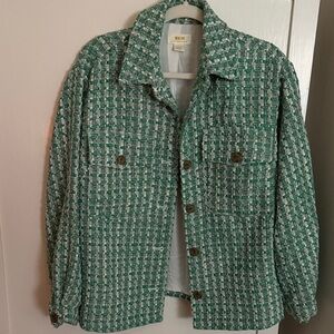 Anthropologie Maeve Light Gray Jacket